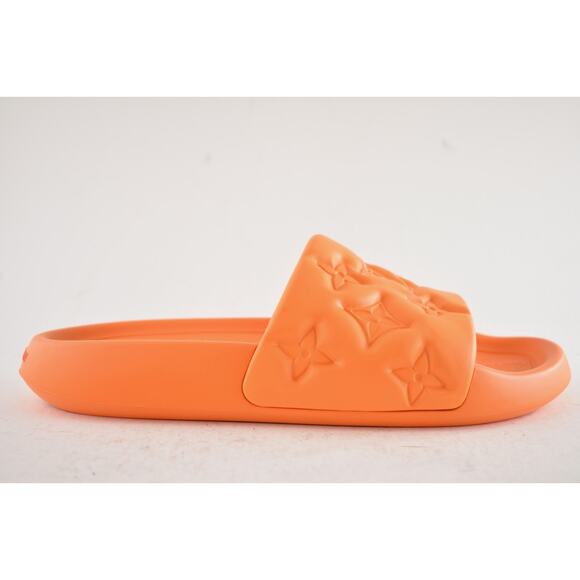 Louis Vuitton Waterfront Mule Bubble Monogram Orange Slide Sandal UK 9 US 10 11 - Picture 2 of 13